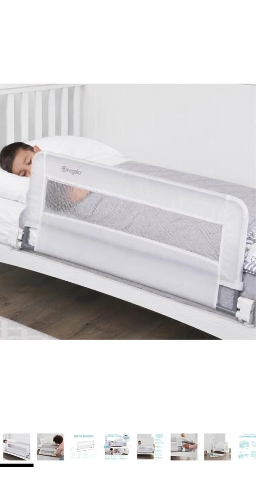 Kids swing down bed railing/guard - photo 4
