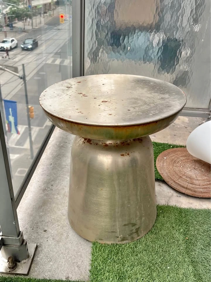 Hampton Bay Metal Patio Side Table