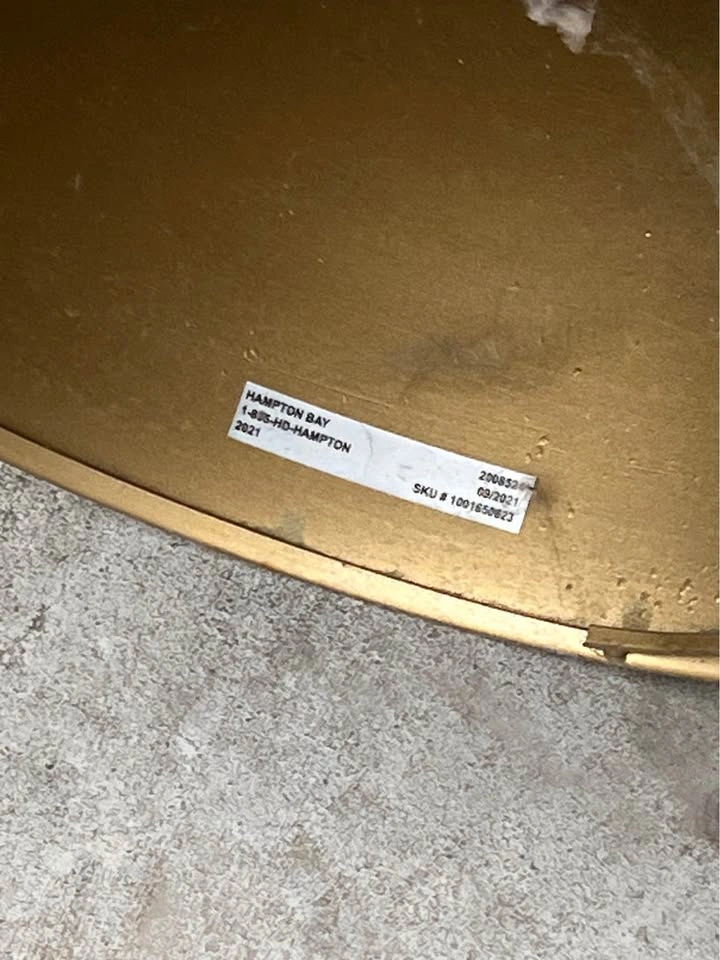 Hampton Bay Metal Patio Side Table - photo 3