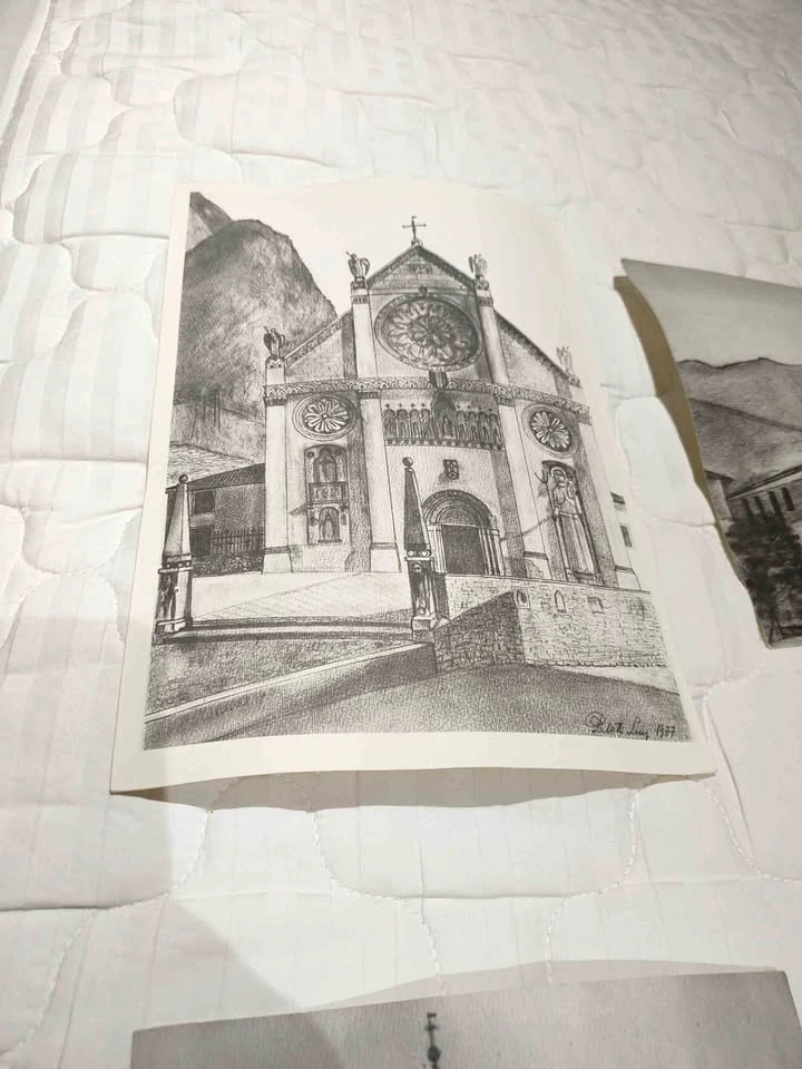 Italian landscape drawing 2