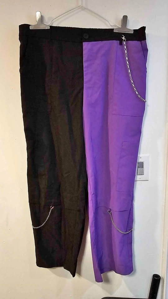Size 3XL Goth split cargo pants, Shein brand