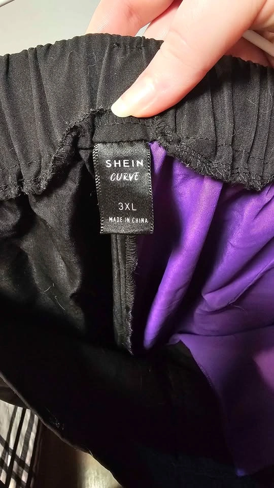 Size 3XL Goth split cargo pants, Shein brand - photo 3