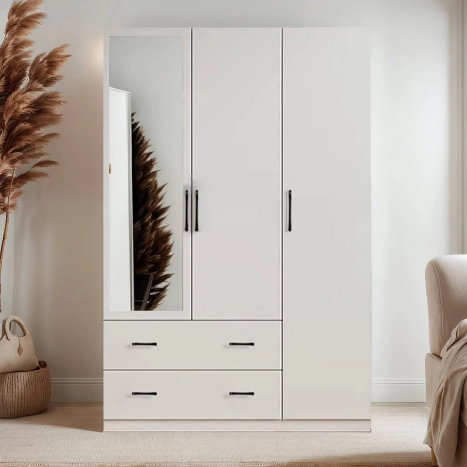 CC029 A1950 Mirror Door Closet – Sleek and Functional Design - photo 2