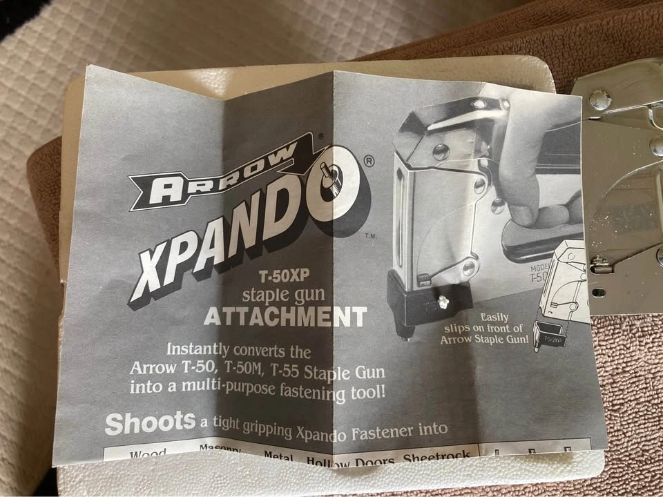 Vintage Arrow T50 Heavy Duty Staple Gun with Xpando - photo 4