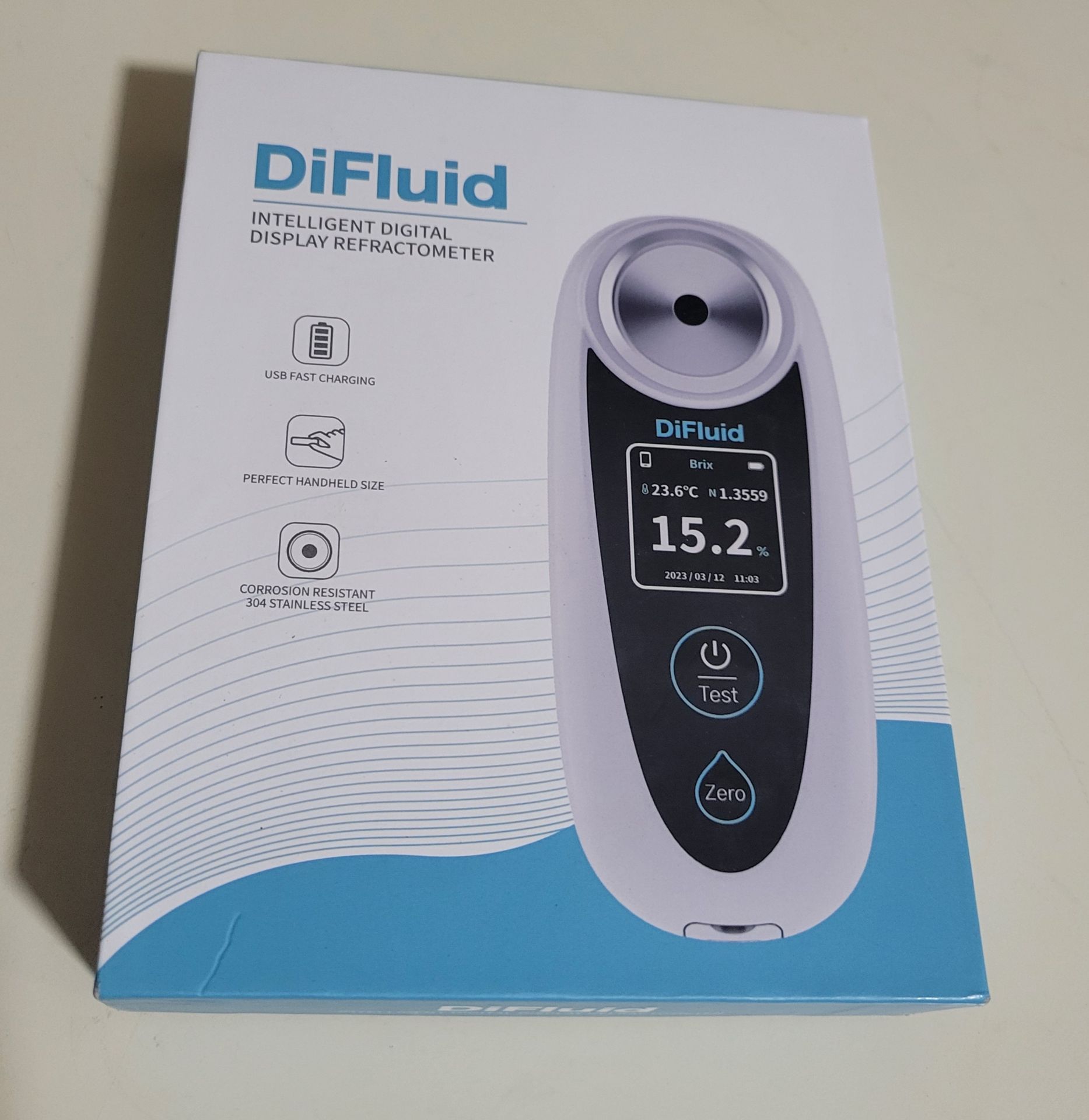 DiFluid R2 PP digital refractometer measure sugar