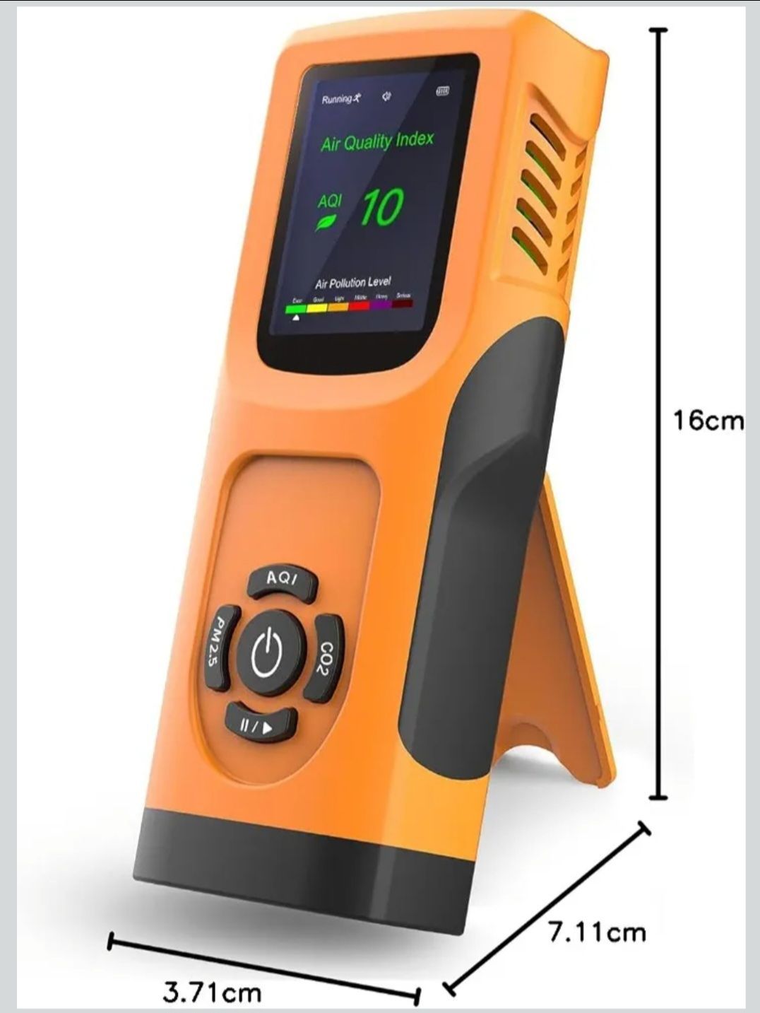 6-in-1 Air Quality Monitor (CO2, TVOC, PM2.5, PM10) - photo 4