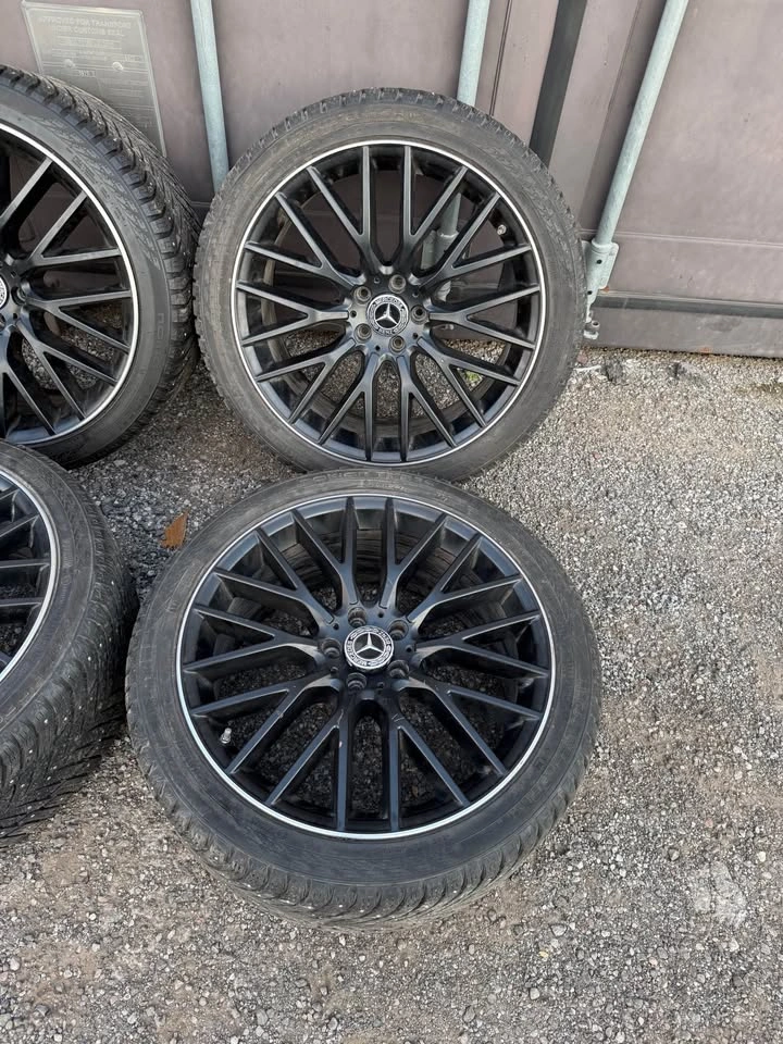 Set of OEM 20” Mercedes-Benz S Class AMG Rims on Winter Tires - photo 2