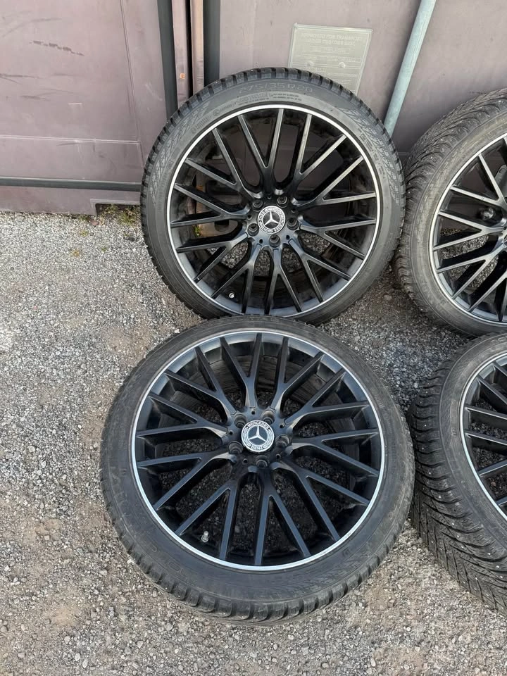 Set of OEM 20” Mercedes-Benz S Class AMG Rims on Winter Tires - photo 3
