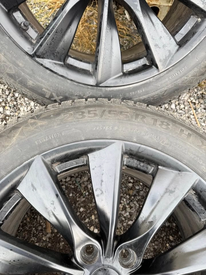Set of 18” Tesla Model Y Rims on Continental Winter Tires - photo 5