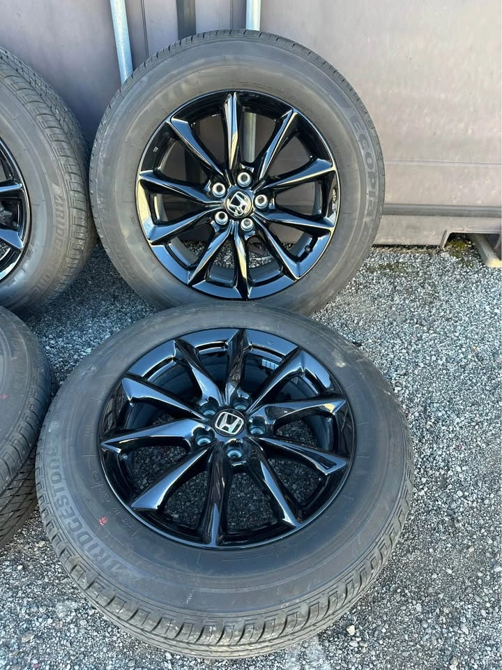 Set of OEM 18” Honda CRV Rims on Bridgestone All Season Tires - photo 2