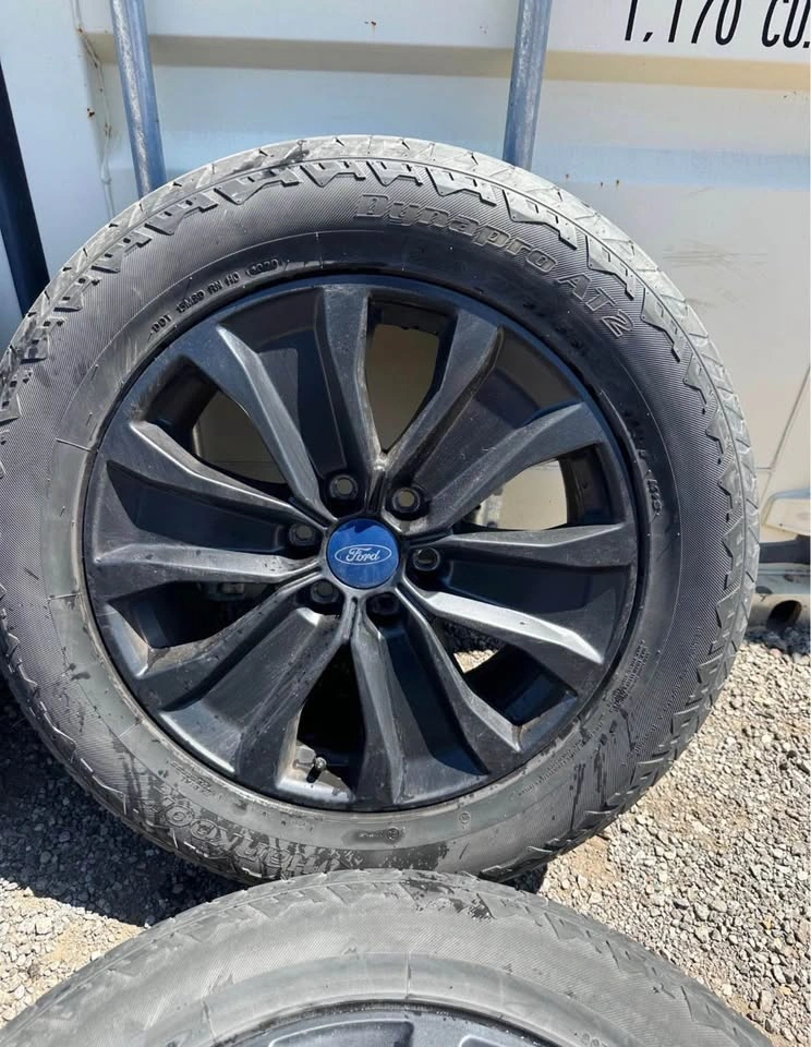 Set of OEM 20” Ford F-150 Rims On Hankook A/T Tires - photo 2