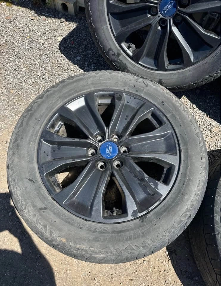 Set of OEM 20” Ford F-150 Rims On Hankook A/T Tires - photo 4