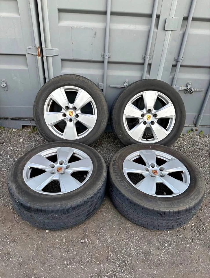 Set of OEM 19” Porsche Cayenne Rims on Michelin Tires
