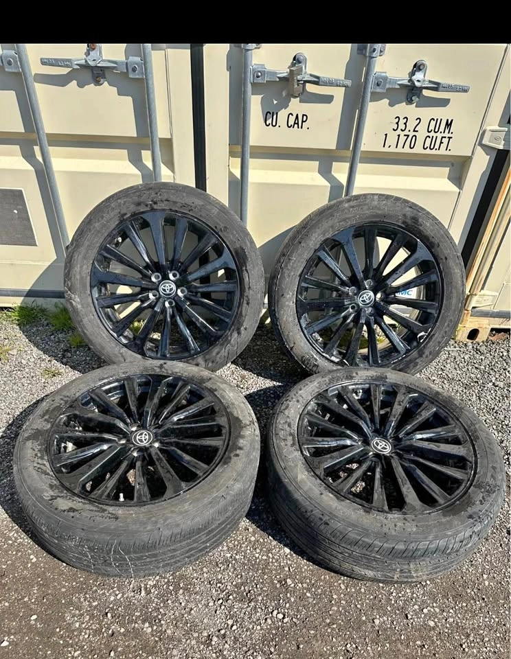 Set of OEM 20” Toyota Highlander XSE Rims on Goodyear Tires