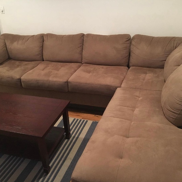 brown Sectional- Free Delivery