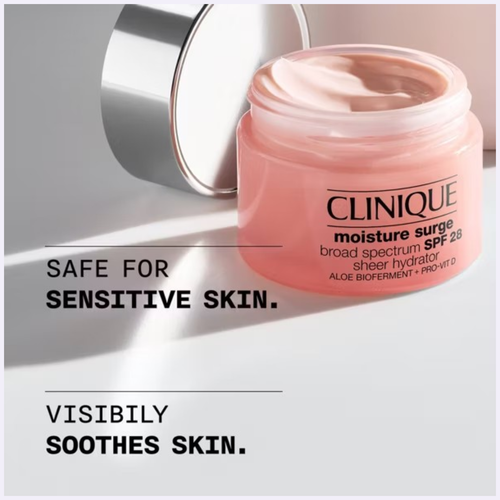 CLINIQUE Moisture Surge SPF 28 Sheer Hydrator 1.7 Oz - New - photo 4