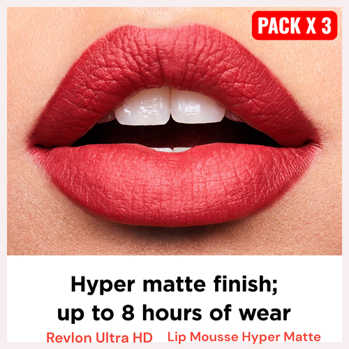 REVLON Ultra HD Lip Mousse Hyper Matte / PACK X3 - New!!! - photo 5