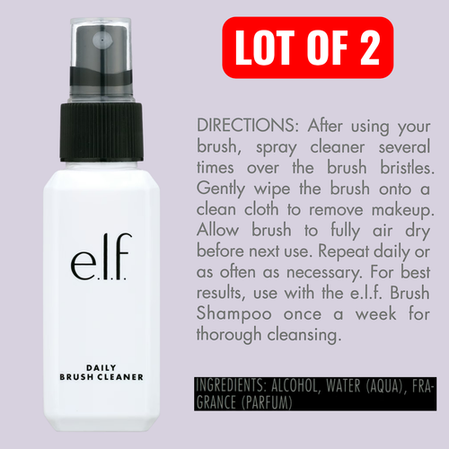 e.l.f. Daily Brush Cleaner 2.02 oz - Makeup Brush Spray (Lot of - photo 4