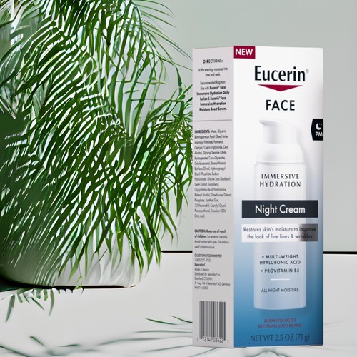 Eucerin FACE Immersive Hydration PM Night Cream 2.5 Oz -NEW - photo 2
