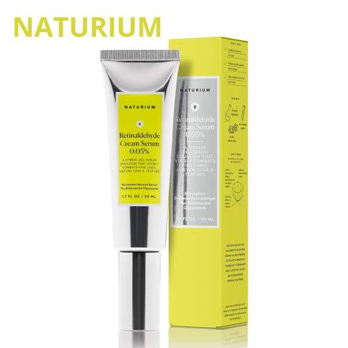 NATURIUM Retinaldehyde 0.05% Cream Serum 1.7 fl oz - NEW