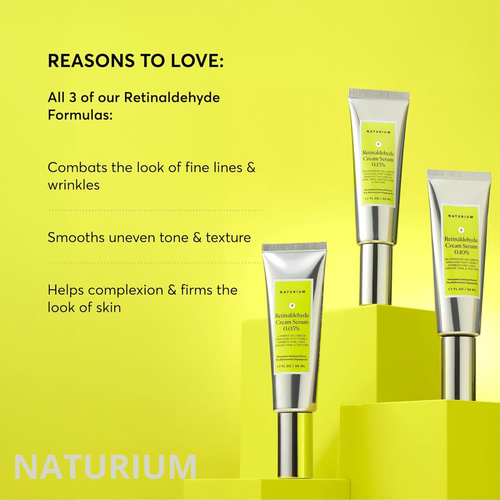 NATURIUM Retinaldehyde 0.05% Cream Serum 1.7 fl oz - NEW - photo 4