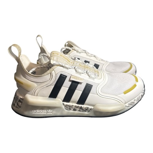 ADIDAS Originals White Gold Plaid Sneakers ID6712 Size 6.5 - photo 2