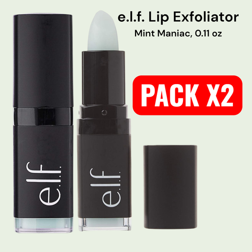 e.l.f. Lip Exfoliator Mint Maniac - Lip Scrub Bundle (Pack of 2) - photo 2
