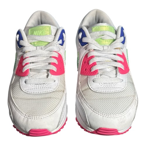 NIKE Air Max 90 White/Neon Green/Pink/Purple Sneaker DH0250-100 - photo 2