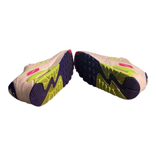 NIKE Air Max 90 White/Neon Green/Pink/Purple Sneaker DH0250-100 - photo 4