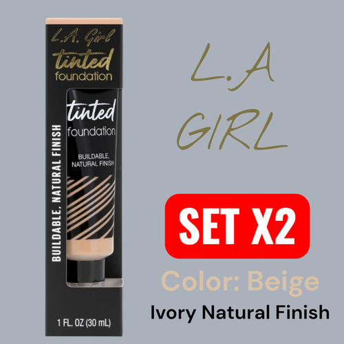 L.A. Girl Tinted Foundation GLM751 Ivory Natural Finish (2)