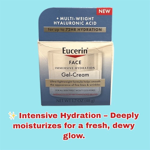 Eucerin FACE Immersive Hydration Gel Cream with Hyaluronic Acid - photo 3