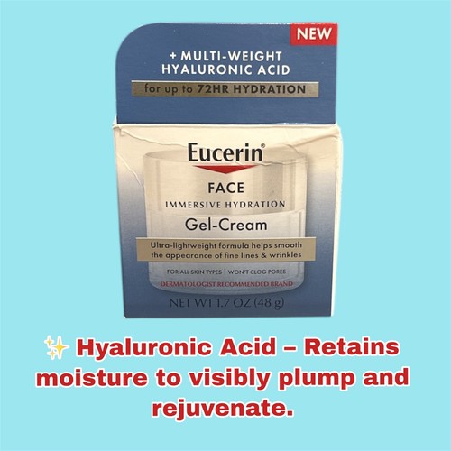 Eucerin FACE Immersive Hydration Gel Cream with Hyaluronic Acid - photo 4