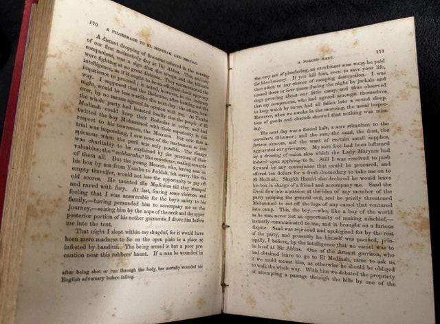 First American Edition 1856 Pilgrimage to El-Medinah and Meccah - photo 3
