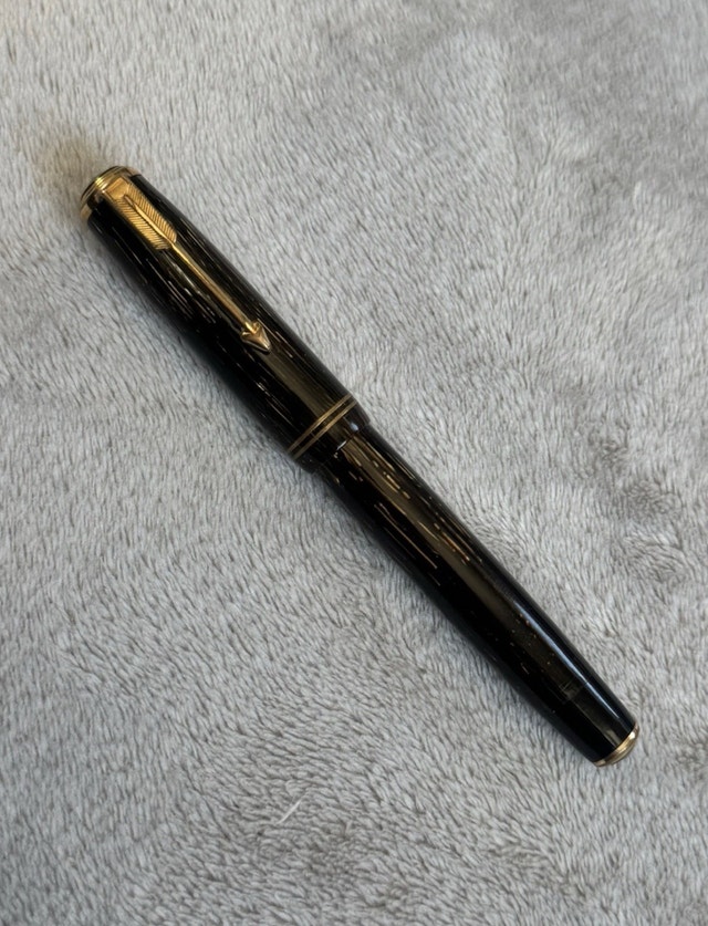 1947 Parker Vacumatic Black Fountain Pen - photo 2