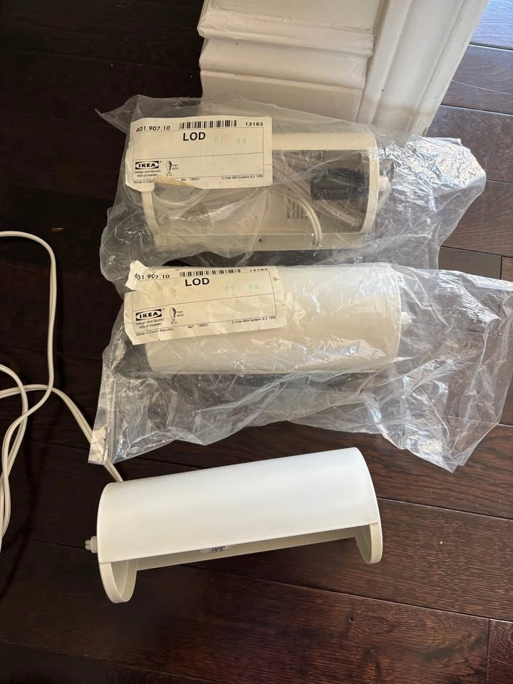 IKEA LOD Wall Lamp (401.907.10) Vintage - Qty 3 unused! - photo 2