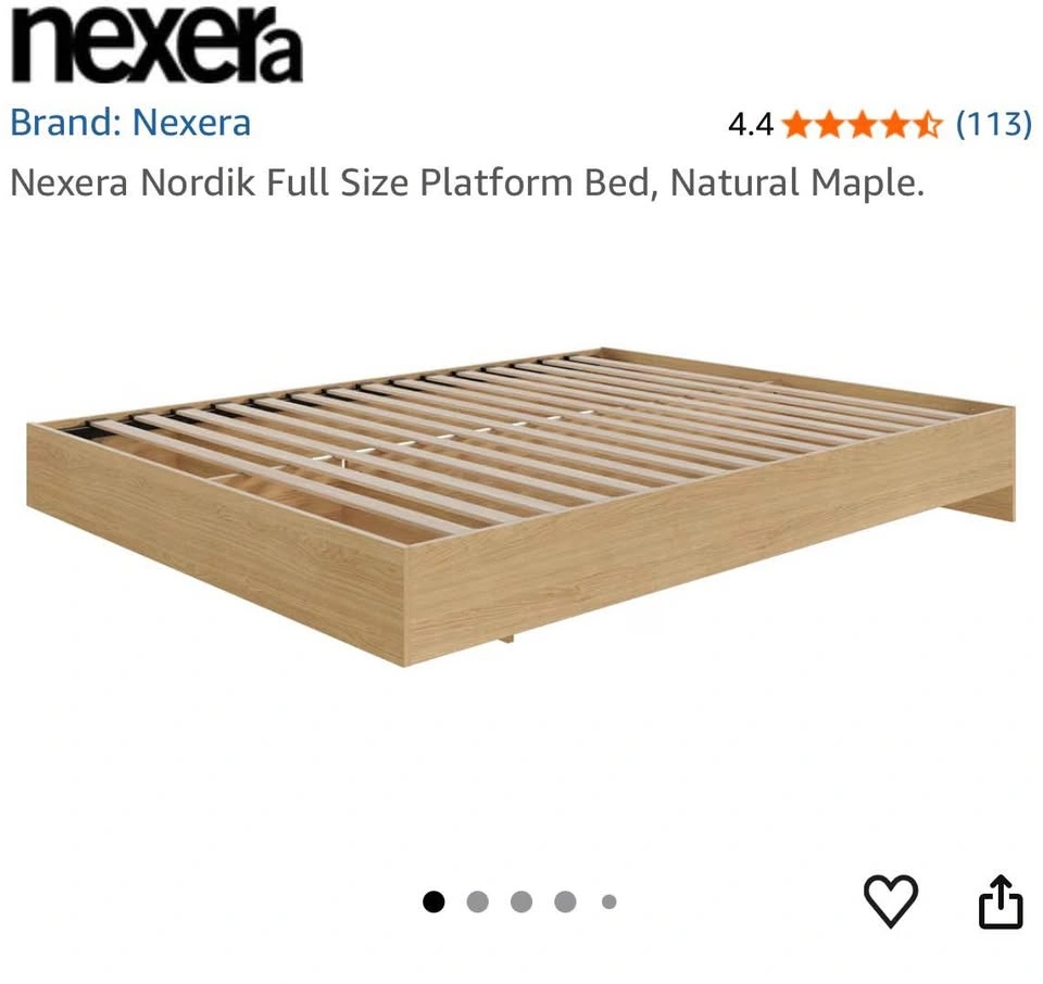 Nexera floating bed frame (full) - photo 2