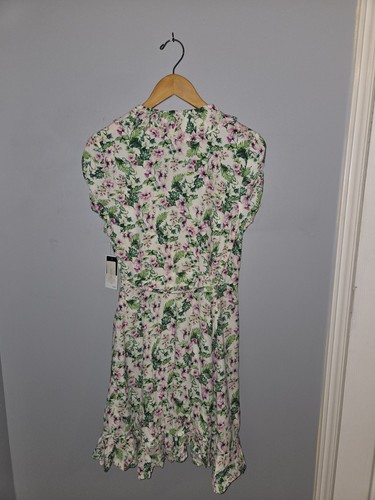 Juicy Couture Frilly Pink & Green Wrap Dress - photo 2