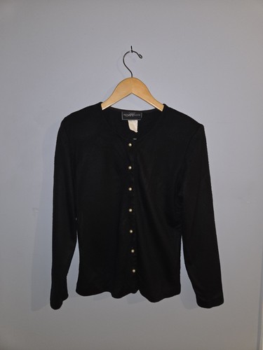 Molly Malloy Cardigan With Shoulder Pads