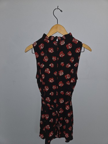 Maternity Sleeveless Red Rose Blouse - photo 2