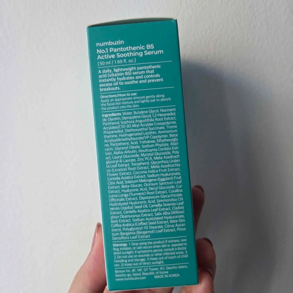 Serum - numbuzin No.1 Pantothenic B5 Active Soothing Serum - photo 2