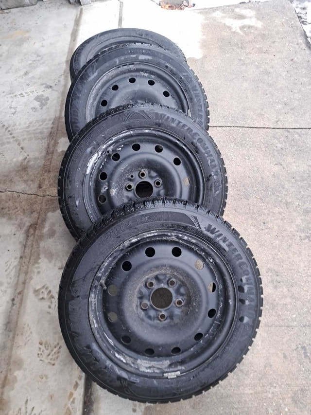 205/55R 16 Goodyear Winter tires on steel rims - Mazda 3 - photo 2