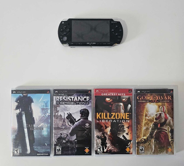 Sony PSP Console + 4 Games - photo 3