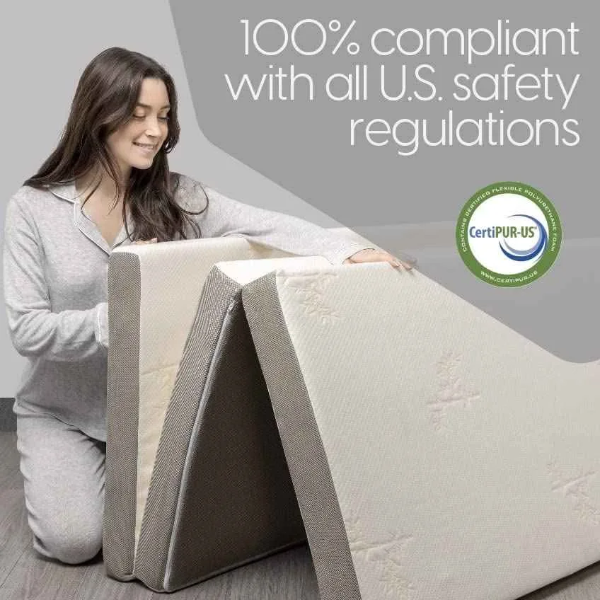 Milliard 6" Twin Portable Foldable Mattress BRAND NEW image indicator(4)