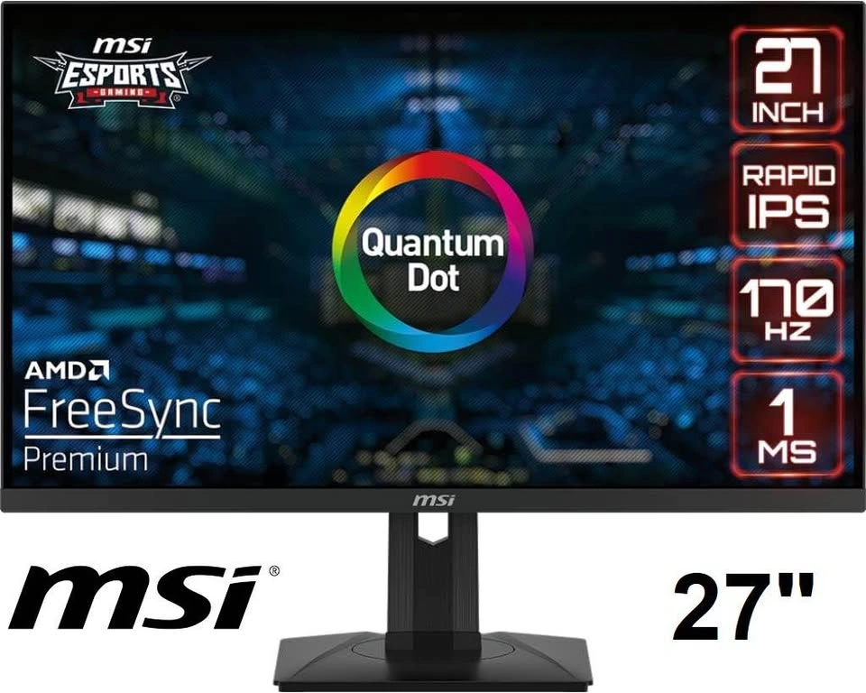(SEALED) Brand New- 27" Gaming Monitor - 1440p, 170Hz, Rapid IPS - photo 5