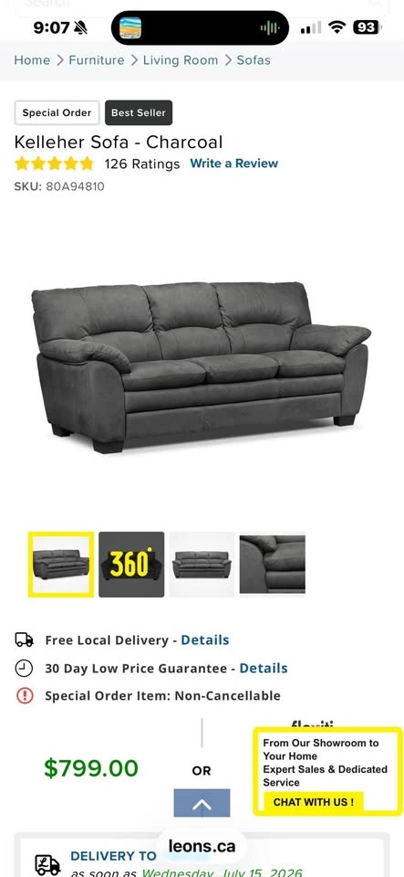 Charcoal Leather - New in Box - photo 2