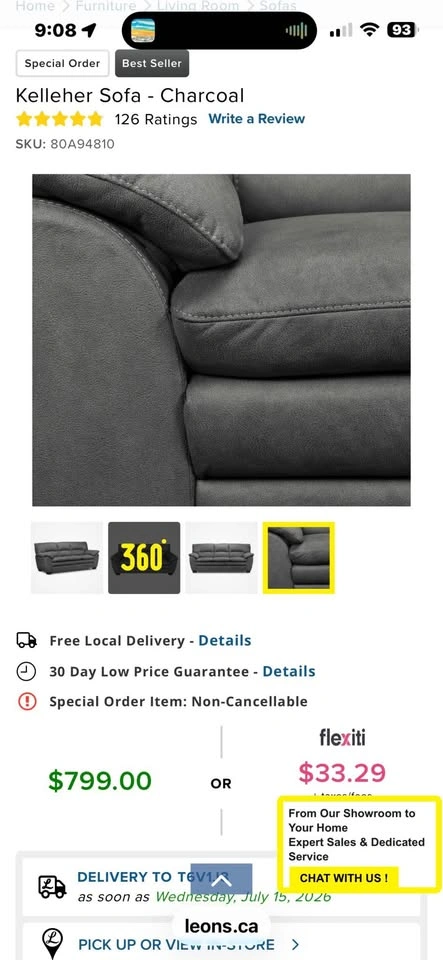 Charcoal Leather - New in Box - photo 3