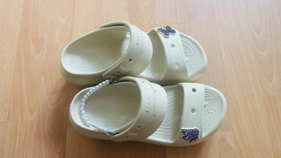 Crocs Mega Crush Sandal Beige size 7 Womens - photo 3