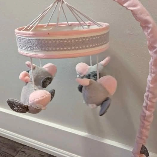 CUTE Bird Pink girl mobile