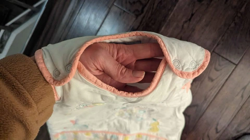 X2 baby girl sleep sacks 0-6 & 12-18 months - photo 5