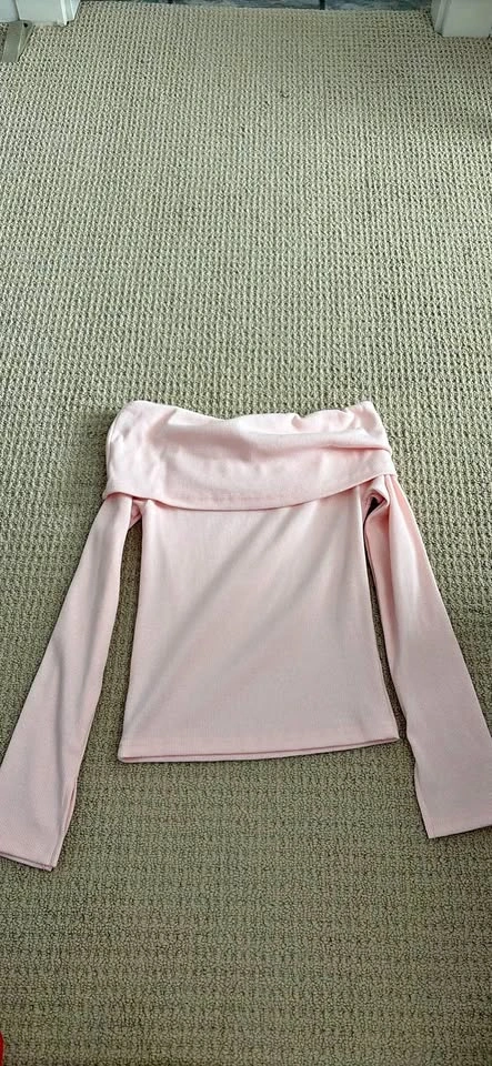 Pink off the shoulder top from Japan
